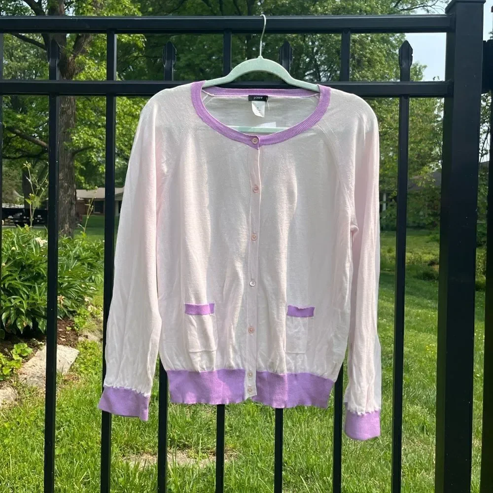 J Crew Cotton Cardigan